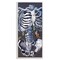 Spooky Skeleton Crawling Insects Bugs Detailed Painting Framed Giclee Art